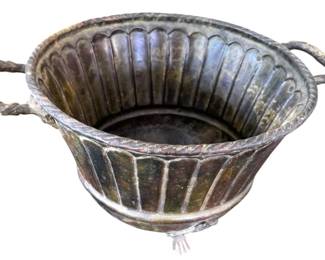 Vintage Brass Basket