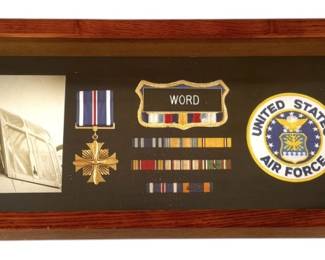 Military Memorabilia Shadow Box
