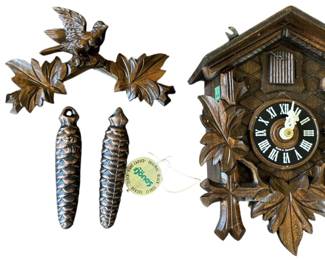 Hones Hand Carved Cuckoo Clock