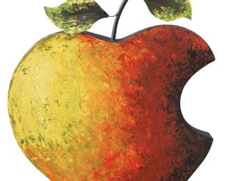 Metal Apple Wall Art