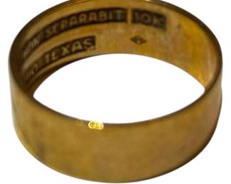 10K Gold Masonic Ring