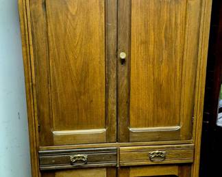 Antique pie safe cupboard w/ screened side holes
