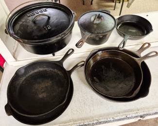 Much cast iron. Wagner and Lodge