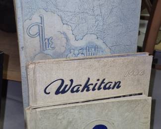 Central High School 1942-1945 "Wakitan" yearbooks