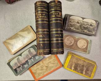 Much vintage paper, post cards and related items