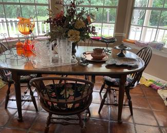 Breakfast table
