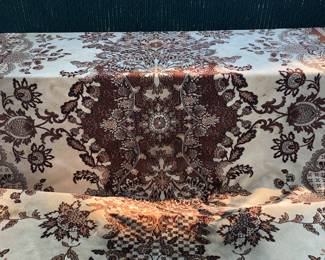 Huge vintage wool rug.
9’by 15’? $40