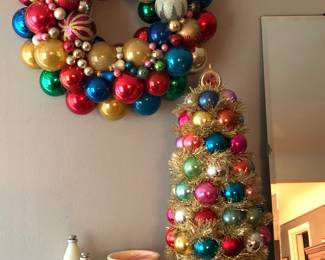 Christmas wreath $20 - Christmas tree $15