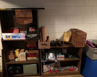 Cassette tapes, cigar boxes, sports/exercise equipment