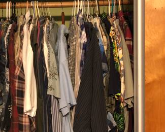 Clothes $1 each unless marked.