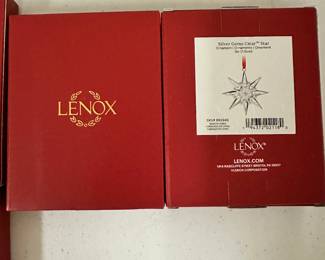 Lenox ornaments...