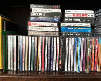 CD's and cassettes