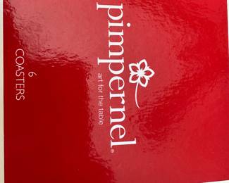Pimpernel coasters (several sets)