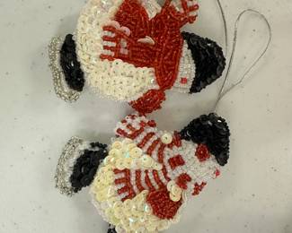 Crate and Barrel ornaments