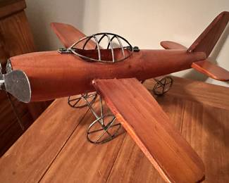 Wood model airplane