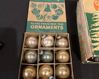 MERCURY SHINY BRITE ORNAMENTS (B4 WWII)
