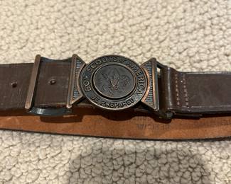 RARE BOY SCOUT INTERLOCKING BUCKLE