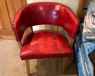 MCM BARREL BACK CHAIR