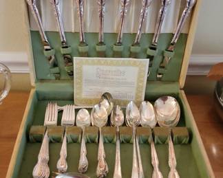 Silver Plate Flatware Set