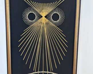 Sunburst string art wall decor