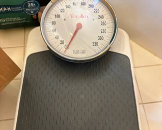 Mechanical bathroom scale