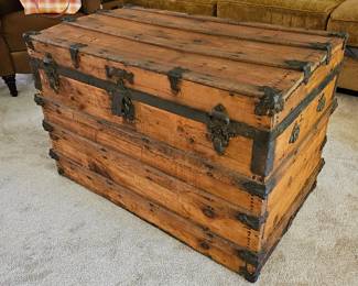 Antique Trunk.
38 x22x 28 inches