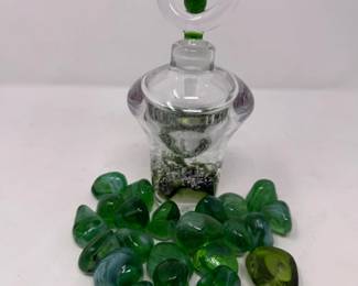 96 MuranoGlassDecanterGlassStones