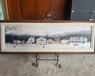 193 NormanRockwellMainStreetStockbridgeonCanvas