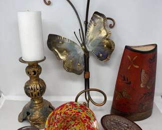 277 HomeDecorMetalButterflyWallHanging