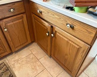 . . . along with the bottom cabinets