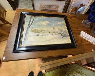 . . . winter oil painting