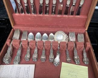 Sterling flatware Burgundy by Reed and Barton