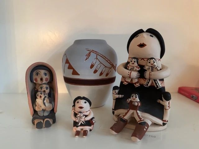 Handmade Native American art pieces - signed