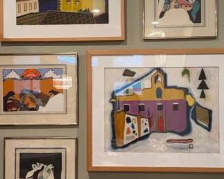 Vintage Amado Pena, Isabel Stensland artwork