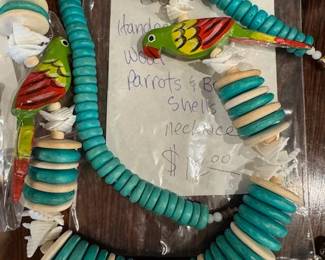 1980's wood jewelry
