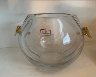Baccarat bowl. Never used or displayed.