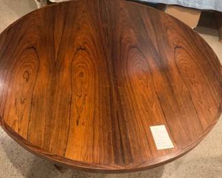 Schou Andersen Rosewood dining table, 53" dia.
