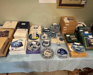 Wonderful Royal Copenhagen, Bing & Grondahl Christmas plates, Mothers Day plates.