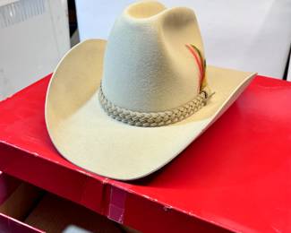 Vintage Cowboy Hat - Make sure you go to our HiBid page to see all the items and more pictures.