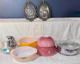 Vintage Fire King, Hull Mixing Bowls - Make sure you go to our HiBid page to see all the items and more pictures.