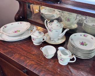 Vintage China and Tea Pot - Make sure you go to our HiBid page to see all the items and more pictures.