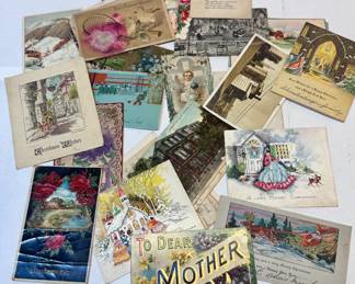 Vintage Postcards - Make sure you go to our HiBid page to see all the items and more pictures.