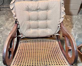Vintage Rocking Chair - Make sure you go to our HiBid page to see all the items and more pictures.