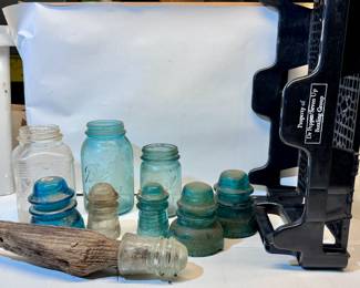 Vintage canning jars - Make sure you go to our HiBid page to see all the items and more pictures.