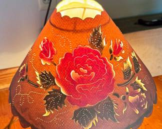 Vintage Empire Cut out Lamp Shade - Make sure you go to our HiBid page to see all the items and more pictures.