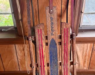 Vintage sled - Make sure you go to our HiBid page to see all the items.