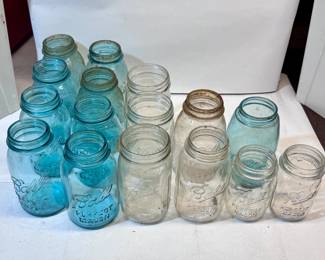 Vintage Canning Jars - Make sure you go to our HiBid page to see all the items and more pictures.