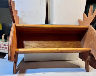 Vintage Moose shelf / gun storage - Make sure you go to our HiBid page to see all the items and more pictures.