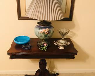 Mahogany Flip Top Game Table