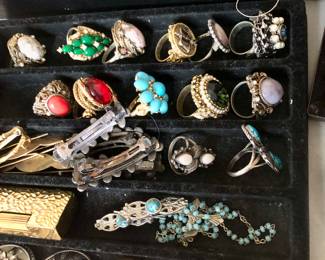 Vintage adjustable rings